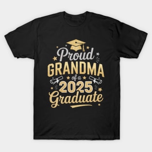 Proud Grandma of A 2025 Graduate Senior Class of 2025 T-Shirt